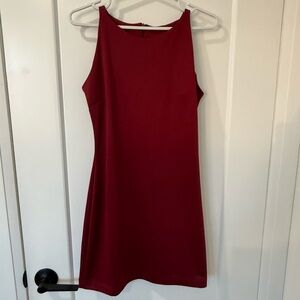 Red Sleeveless Mini Dress